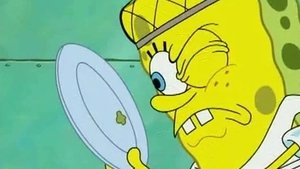 SpongeBob Kanciastoporty Czysty talerz