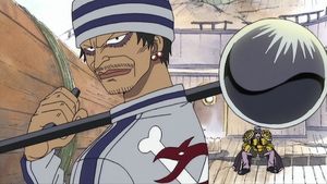 One Piece Demon o miękkim sercu! Gin - dowódca floty.