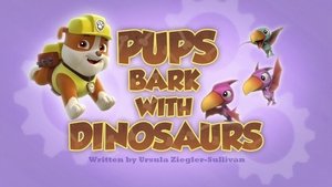 Psi Patrol Pieski szczekają z dinozaurami