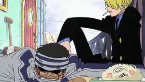 One Piece Niespodziewany gość! Szczodrość Sanjiego i wdzięczność Gina.