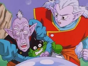 Dragon Ball GT Ostatni bastion starego Kaiō. Podwójny nokaut