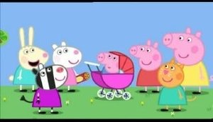 Świnka Peppa Jazda na rowerze