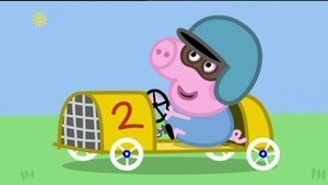 Świnka Peppa Wyścigowy samochód Georga