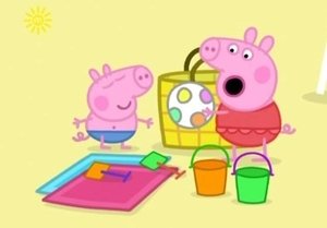 Świnka Peppa Na plaży