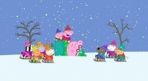 Świnka Peppa Mroźny zimowy dzień