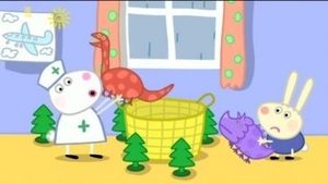 Świnka Peppa Richard Królik przychodzi się pobawić