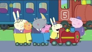 Świnka Peppa Mały pociąg Dziadka Świnki