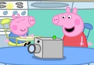 Świnka Peppa Kamera filmowa Taty