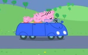 Świnka Peppa Nowy samochód