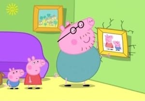 Świnka Peppa Tata zawiesza zdjęcie