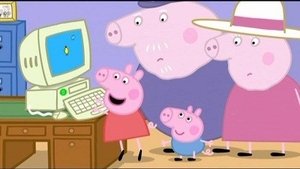 Świnka Peppa Komputer Dziadka Świnki
