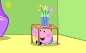 Świnka Peppa Zabawa w chowanego