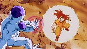 Dragon Ball Z Songo walczy z Frezerem