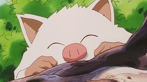 Pokémon Primeape idzie na banany